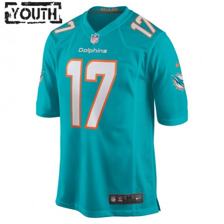 Miami Dolphins Tröjor Jaylen Waddle 17 Nike Aqua 2021 NFL Draft - Barn Miami Dolphins Tröjor Jaylen Waddle 17 Nike Aqua 2021 NFL Draft - Barn